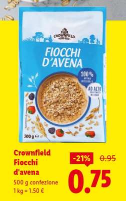Crownfield Fiocchi d'avena
