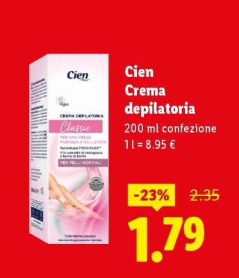 Cien Crema depilatoria