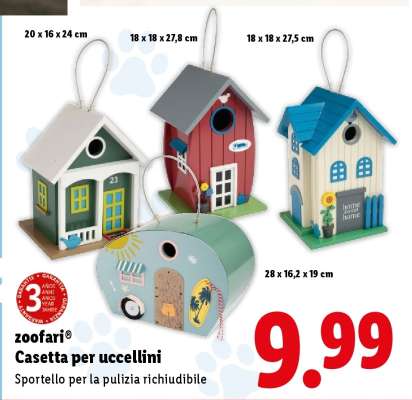 zoofari® Casetta per uccellini