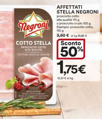 AFFETTATI STELLA NEGRONI