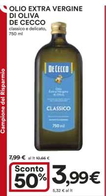 Olio Extra Vergine di Oliva De Cecco