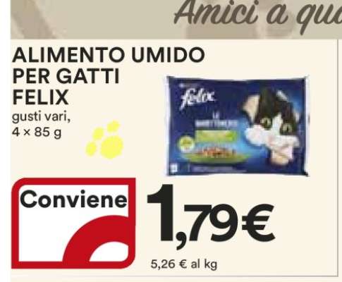 Alimento Umido per Gatti Felix