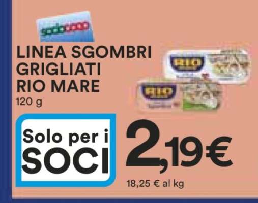 LINEA SGOMBRI GRIGLIATI RIO MARE