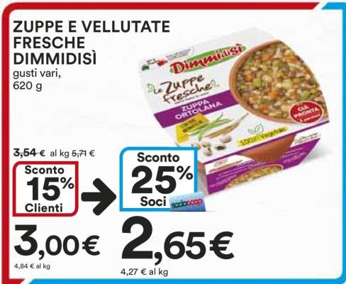 Zuppe e Vellutate Fresche DimmidiSì