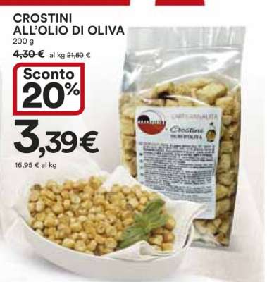 CROSTINI ALL’OLIO DI OLIVA