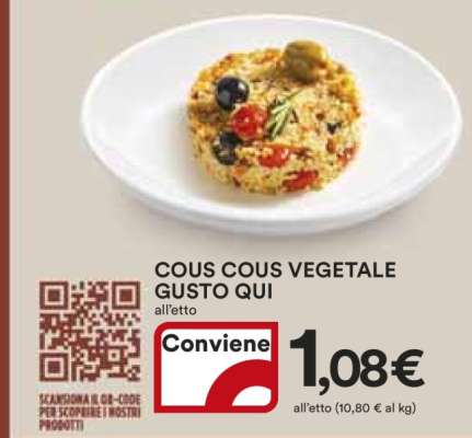 COUS COUS VEGETALE GUSTO QUI