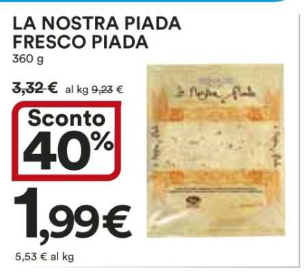 LA NOSTRA PIADA FRESCO PIADA
