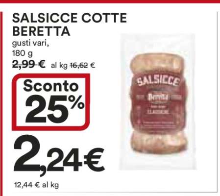 SALSICCE COTTE BERETTA
