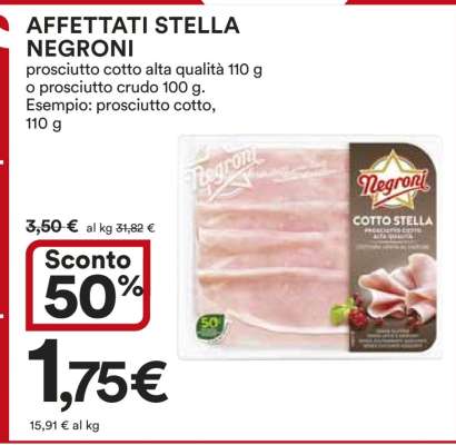 AFFETTATI STELLA NEGRONI