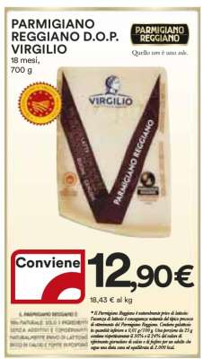 Parmigiano Reggiano D.O.P. Virgilio