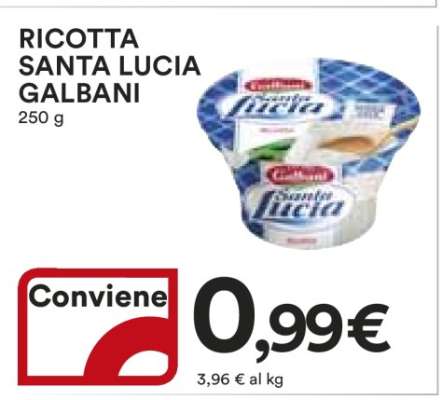 RICOTTA SANTA LUCIA GALBANI