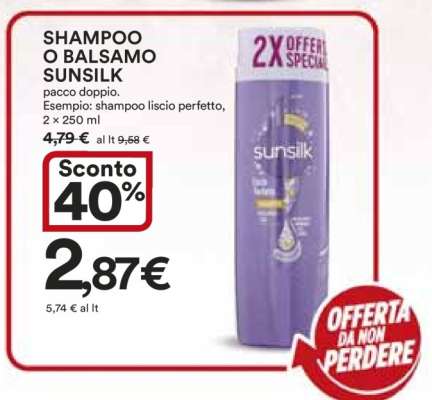 Shampoo o Balsamo Sunsilk
