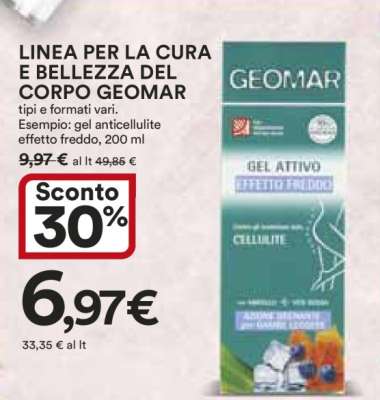 GEOMAR Gel Attivo Effetto Freddo