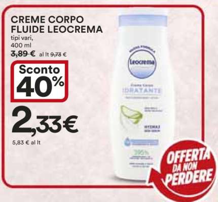 CREME CORPO FLUIDE LEOCREMA