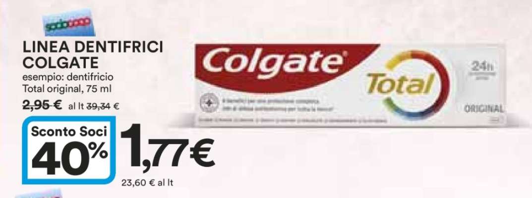 LINEA DENTIFRICI COLGATE
