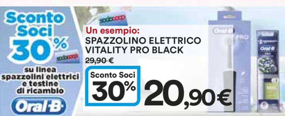 SPAZZOLINO ELETTRICO VITALITY PRO BLACK