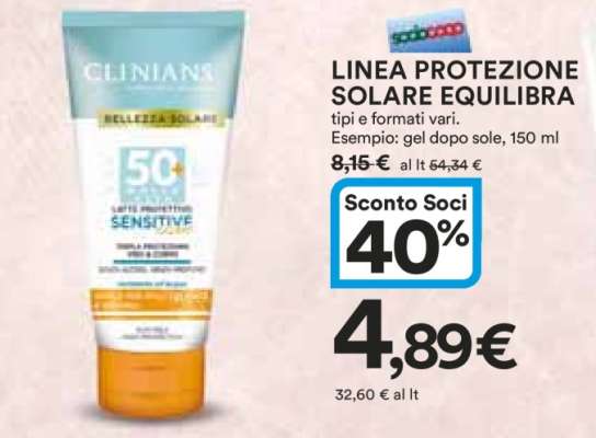LINEA PROTEZIONE SOLARE EQUILIBRA
