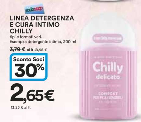 LINEA DETERSIONE E CURA INTIMO CHILLY