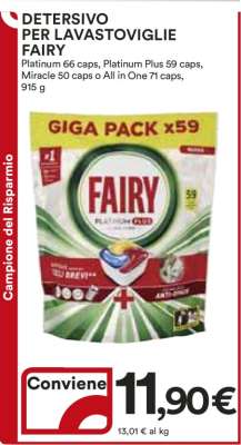 DETERSIVO PER LAVASTOVIGLIE FAIRY