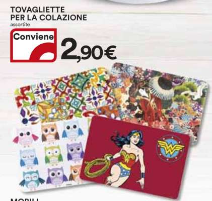 TOVAGLIETTE PER LA COLAZIONE
