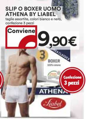 SLIP O BOXER UOMO ATHENA BY LIABEL