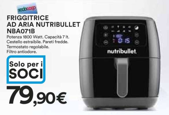 Friggitrice ad aria Nutribullet NBA071B