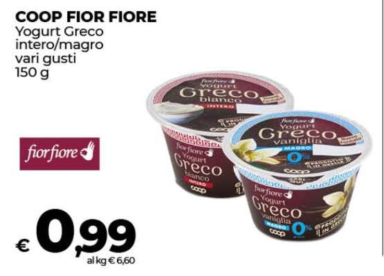 COOP FIOR FIORE Yogurt Greco