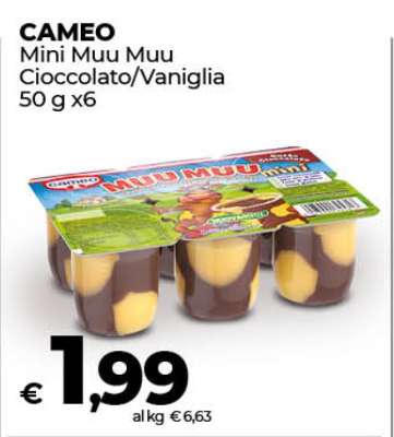 CAMEO Mini Muu Muu Cioccolato/Vaniglia
