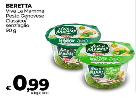 BERETTA Viva La Mamma Pesto Genovese Classico/senz'aglio