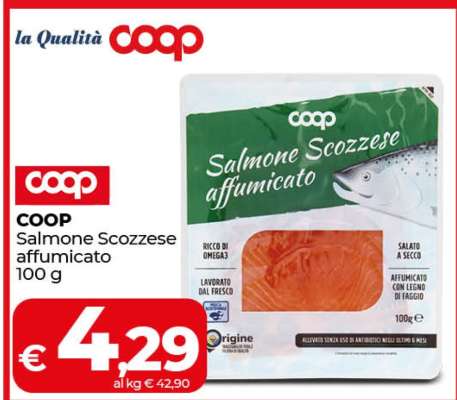 COOP Salmone Scozzese affumicato