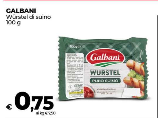 Galbani Würstel di suino