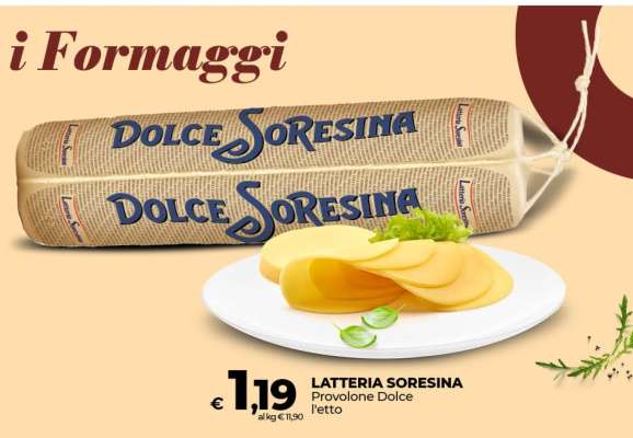LATTERIA SORESINA Provolone Dolce Fetto