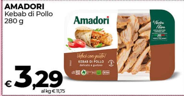Amadori Kebab di Pollo