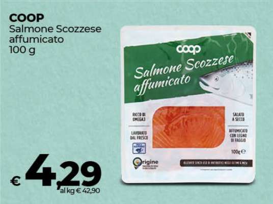COOP Salmone Scozzese affumicato
