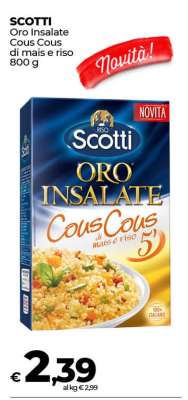 SCOTTI Oro Insalate Cous Cous