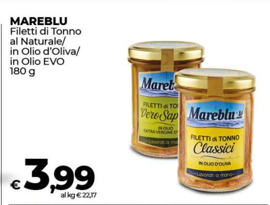 Mareblu Filetti di Tonno