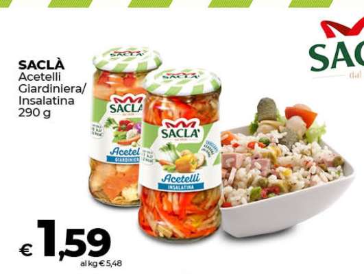 SACLÀ Acetelli Giardiniera/Insalatina