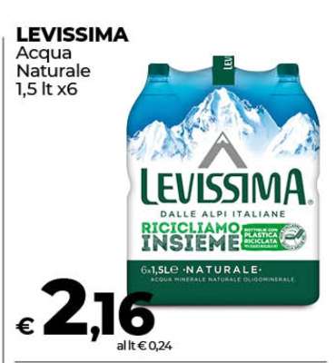LEVISSIMA ACQUA NATURALE