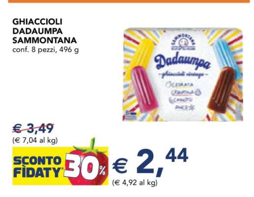 GHIACCIOLI DADAUMPA SAMMONTANA