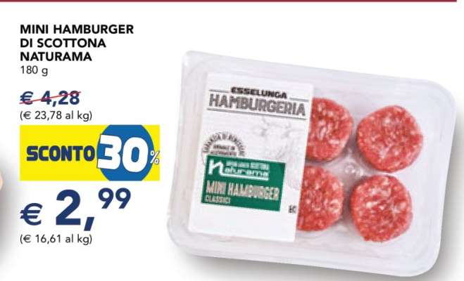 MINI HAMBURGER DI SCOTTONA NATURAMA