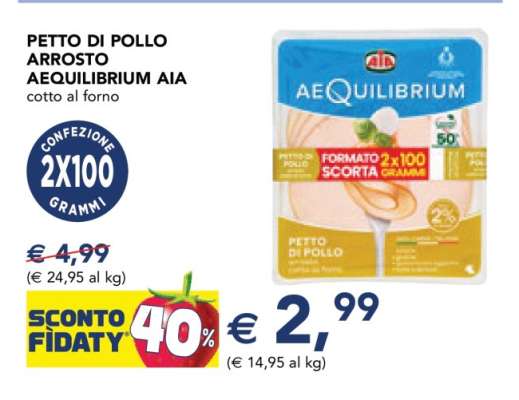 Petto di Pollo Arrosto Aequilibrium AIA