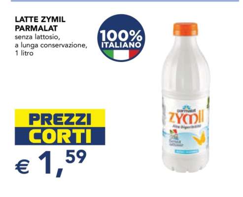 Latte Zymil Parmalat
