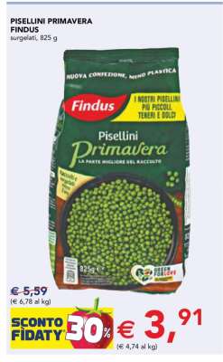 Pisellini Primavera Findus