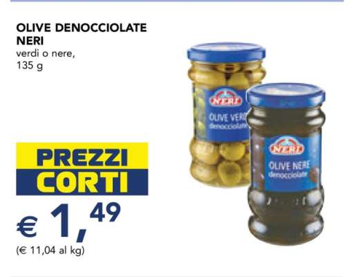 OLIVE DENOCCIOLATE NERI