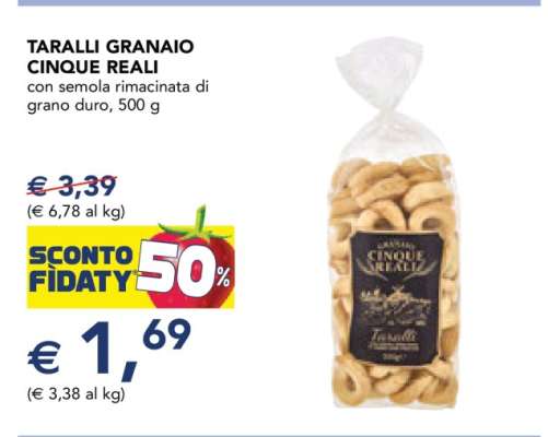 TARALLI GRANAIO CINQUE REALI