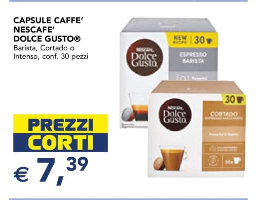 CAPSULE CAFFÉ NESCAFÉ DOLCE GUSTO®