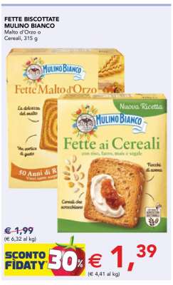 Fette Biscottate Mulino Bianco