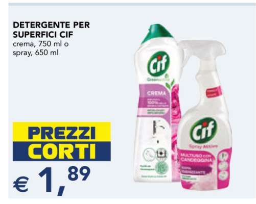 DETERGENTE PER SUPERFICI CIF