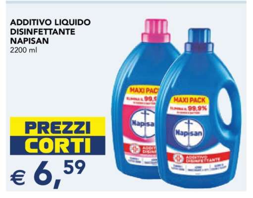 Additivo Liquido Disinfettante NAPISAN