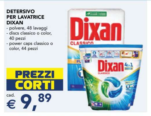 Detersivo per lavatrice Dixan